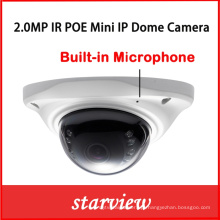 2.0MP mini microfone embutido CCTV Digital Security Network Web câmera IP